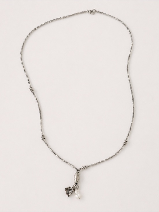 J. Jill Jewelry - J. Jill Silver Tone Shell & Pearl Pendant Necklace 18” Necklace